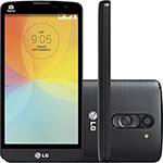 Smartphone LG L Prime Dual D337 Dual Chip Desbloqueado Android 4.4 Tela 5" 8GB 3G Wi-Fi Câmera 8MP TV Digital - Preto