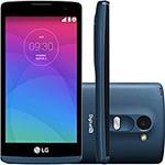 Smartphone LG Leon Dual Chip Desbloqueado Android 5.0 Lollipop Tela 4.5" 8GB 3G Câmera 5MP TV Digital - Azul