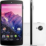 Smartphone LG Nexus 5 Android 4.4 Tela 5" 16GB 4G Wi-Fi Câmera 8MP - Branco