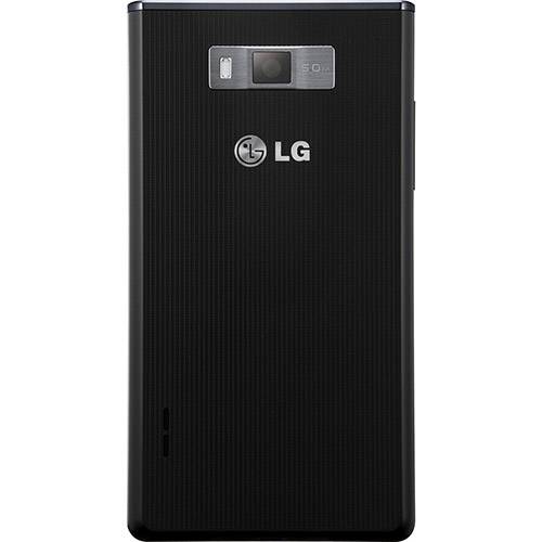 Smartphone LG Optimus L7 P705 Desbloqueado Oi Preto - GSM Android ICS 4.0 Processador 1GHz Tela 4.3" Câmera 5MP 3G Wi-Fi Memória Interna 4GB