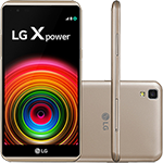 Smartphone LG X Power Dual Chip Android 6.0 Tela 5.3" 16GB 4G Câmera 13MP - Dourado