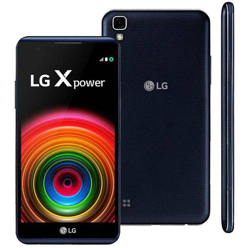 Smartphone Lg X Power Dual Chip Tela 5.3 16gb 4g Câmera 13mp K220 Indigo