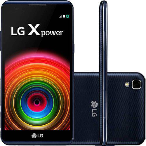 Smartphone LG X Power LGK220DSF.ABRABK Indigo Dual Chip Android 6.0 Marshmallow 4G 16GB