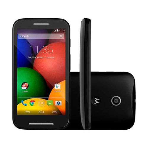 Smartphone Moto e XT1022 4GB, 3G Dual Chip, Android, Câm. 5 MP, Tela 4.3, Wi-Fi Preto