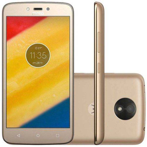 Smartphone Motorola Moto C Plus 16GB Dual Sim - Dourado