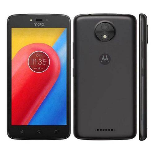 Smartphone Motorola Moto C Plus XT1723 Dual Sim 5.0 16GB 8MP/2MP-Preto