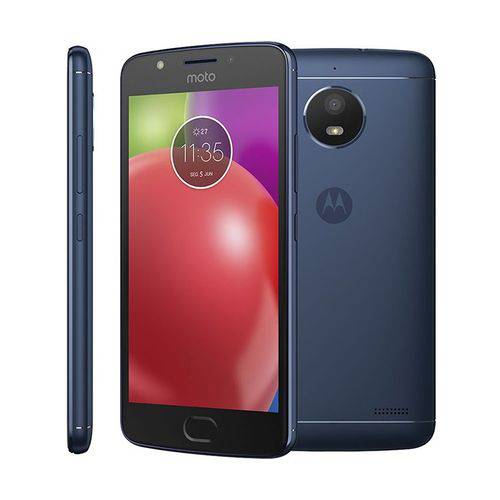 Smartphone Motorola Moto E4, 5¿, 16gb, Android 7, 4g, Quad Core, Câmera 8 Mp, Azul - Desbloqueado