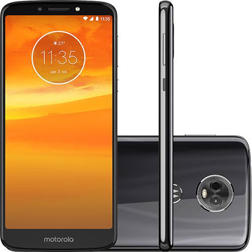 Smartphone Motorola Moto E5 Plus Dual Chip Android Oreo - 8.0 Tela 5.9" Quad-Core 1.4 GHz 16GB 4G Câmera 12MP - Grafite