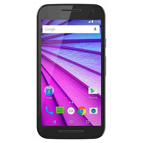 Smartphone Motorola Moto G Turbo 16gb 5.0 Polegadas 4g Android 6.0 Câmera 13mp Dual Sim Preto