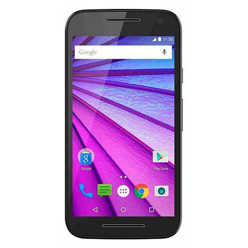 Smartphone Motorola Moto G Turbo 16gb 5.0 Polegadas 4g Android 6.0 Câmera 13mp Dual Sim Preto