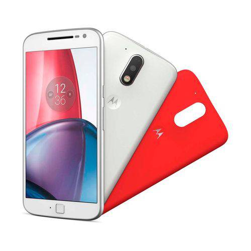 Smartphone Motorola Moto G4 Plus com Dual Chip, Tela de 5.5'', 4G, 32 GB, Câmera 16MP + Frontal 5MP
