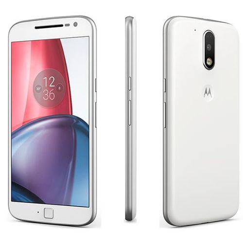 Smartphone Motorola Moto G4 Plus Xt-1642 - 5.5 Polegadas - Dual-sim - 16gb - 4g - Branco