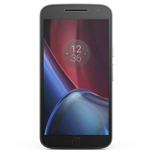 Smartphone Motorola Moto G4 Plus XT1641 32GB Tela 5.5" 16MP/5MP OS 6.0.1 - Preto