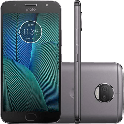 Smartphone Motorola Moto G5S Plus Dual Chip Android 7.1.1 Nougat Tela 5.5" Snapdragon 625 32GB 4G 13MP Câmera Dupla - Platinum