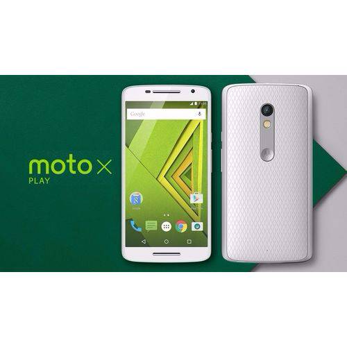 Smartphone Motorola Moto X Play Dual Chip Android 5.1 Tela 5.5" 16gb 4g Câmera 21mp - Branco