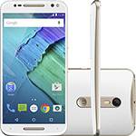 Smartphone Motorola Moto X Style Dual Chip Android 5.1 Tela 5.7" 32GB 4G Câmera 21MP - Branco e Dourado
