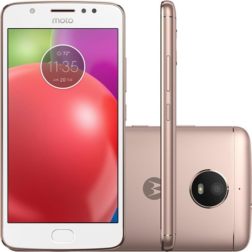Smartphone Motorola XT1763 Moto E4 Ouro Rosê 16 GB