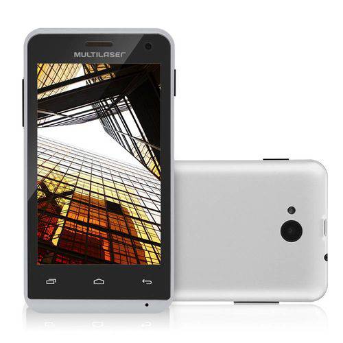 Smartphone MS40 Quad Core 1.2 Ghz Branco NB227 - Multilaser