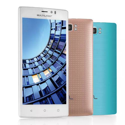 Smartphone Ms60 4g Quadcore 2gb Ram Tela 5,5 Dual Chip Android 5 Branco - P9006