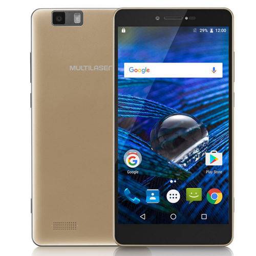 Smartphone Ms70 5,85 Octa Core 4g/wifi/bluetooth Android 6.0 Dourado Nb265 Multilaser