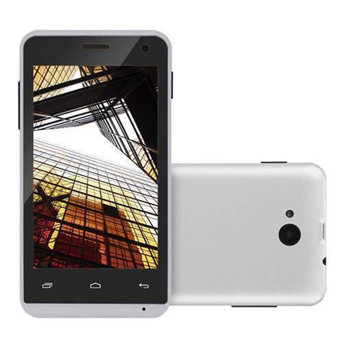 Smartphone Multilaser Ms40s Branco 4 Câmera 3 Mp + 5 Mp 3g Quad Core 8gb Android 6.0 - Nb252