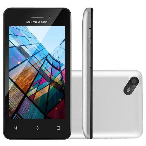 Smartphone Multilaser Ms40s P9026 3g Branco - Android 6.0, Memória Interna 8gb, Câmera 5mp