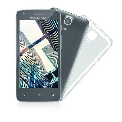 Smartphone Multilaser Ms45r Tela 4.5 Pol. Ram 1 Gb Flash 8gb Android Preto - P9505