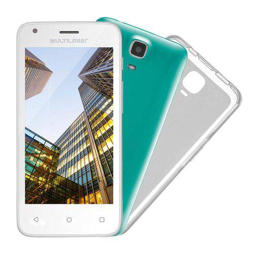 Smartphone Multilaser Ms45s Dual P9012 Branco - Android 5.1 Lollipop, 8gb, Câmera 5mp, Tela 4.5