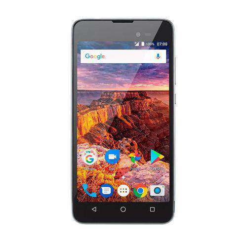 Smartphone Multilaser MS50L Dual Chip Android 7.0 Tela 5 Quad Core 8GB Wi-Fi Câmera 8MP Bivolt