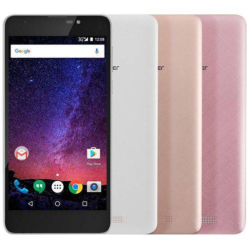 Smartphone Multilaser MS55M, 5.5", 3G, Android 7, 8MP, 8GB - Branco