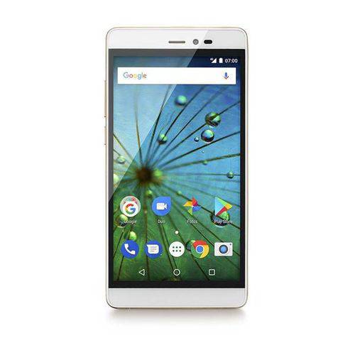 Smartphone Multilaser Ms60f Plus Tela 5,5 Pol. Branco/dourado - P9058