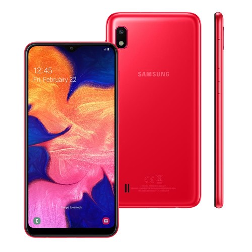 Smartphone Samsung A105 Galaxy A10 Vermelho 32 GB