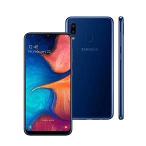 Smartphone Samsung Galaxy A20 SM-A205GZBJZTO 32GB 6,4" 13+5MP 4G Azul