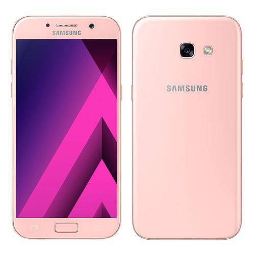 Smartphone Samsung Galaxy A5 2017 Duos SM-A520F/DS Rosa, Tela 5.2", 32GB, Câm 16MP, And 6.0 - 4G