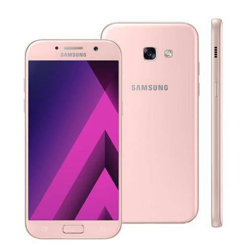 Smartphone Samsung Galaxy A5 2017 Octa Core Android 6.0 Tela Amoled 5.2 32gb 16mp - Rosa