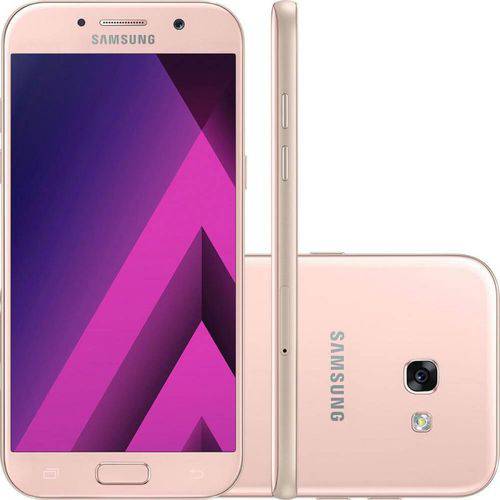 Smartphone Samsung Galaxy A5 (2017) Rosa 5,2" Câmera de 16MP 32GB Dual Chip 3GB de RAM