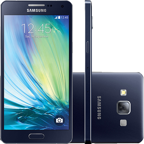 Smartphone Samsung Galaxy A5 Duos Dual Chip Android 4.4 Tela 5" 16GB 4G Câmera 13MP - Preto