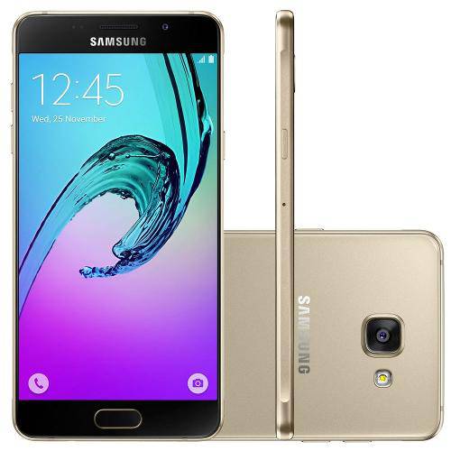 Smartphone Samsung Galaxy A5 Duos Memória 16gb Câmera 13mp Tela 5.2p - A-510 - Dourado