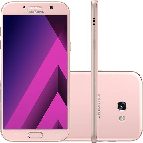 Smartphone Samsung Galaxy A7 Dual Chip Android 6.0 Tela 5,7" Octa-Core 1.9GHz 64GB 4G Câmera 16MP - Rosa