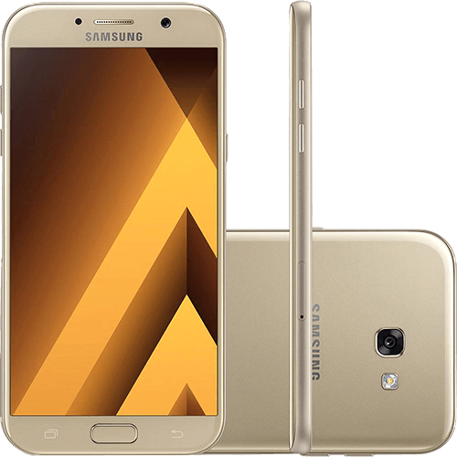 Smartphone Samsung Galaxy A7 Dual Chip Android 6.0 Tela 5.7" Octa-Core 1.9GHz 32GB 4G Câmera 16MP - Dourado