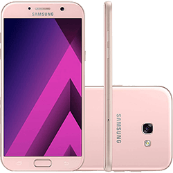 Smartphone Samsung Galaxy A7 Dual Chip Android 6.0 Tela 5.7" Octa-Core 1.9GHz 32GB 4G Câmera 16MP - Rosa