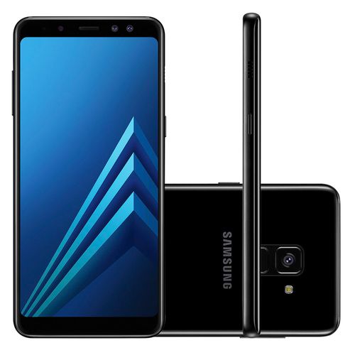 Smartphone Samsung Galaxy A8 64GB Dual Chip 4G Tela 5.6'' Câmera 16MP Android 7.1 Preto