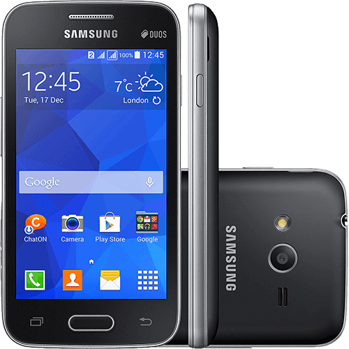 Smartphone Samsung Galaxy Ace 4 Lite Duos Dual Chip Desbloqueado Android 4.4 Tela 4" 4GB 3G Wi-Fi Câmera 3MP - Preto
