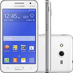 Smartphone Samsung Galaxy Core 2 Duos G355M Dual Chip Android 4.4 Tela 4.5" 3G Wi-Fi Câmera 5MP - Branco