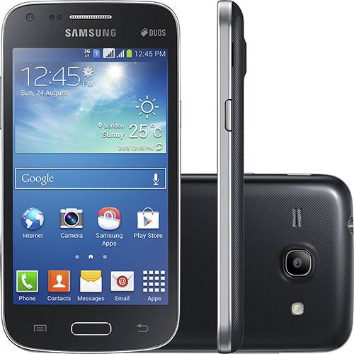 Smartphone Samsung Galaxy Core Plus Dual Chip Desbloqueado Tim Android 4.3 Tela 4.3" 4GB 3G Wi-Fi Câmera 5MP Preto