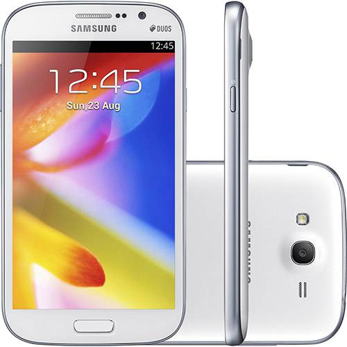 Smartphone Samsung Galaxy Gran Duos Desbloqueado Vivo - Dual Chip Tela 5" Android 4.1 Câmera 8MP 3G Wi-Fi Bluetooth GPS
