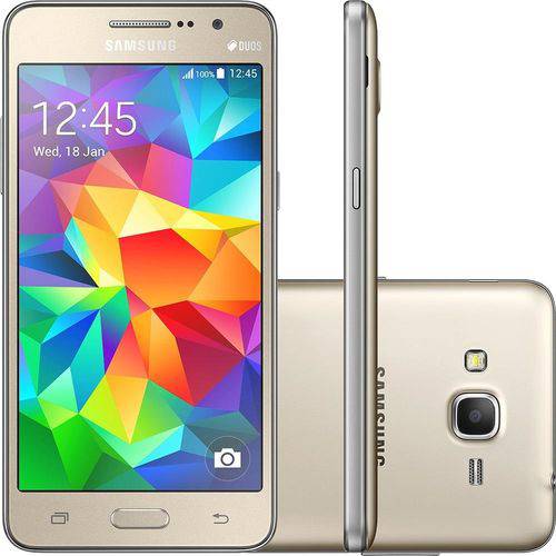 Smartphone Samsung Galaxy Grand Prime Dourado G532F/DS