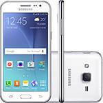 Smartphone Samsung Galaxy J2 Duos Dual Chip Desbloqueado Oi Android 5.1 Tela 4,7" 8GB 3G Wi-Fi Câmera 5MP - Branco