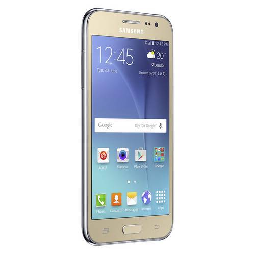 Smartphone Samsung Galaxy J2 Duos Tv Desbloqueado Tela 4,7 4g Dual Chip Android 5.1 Dourado