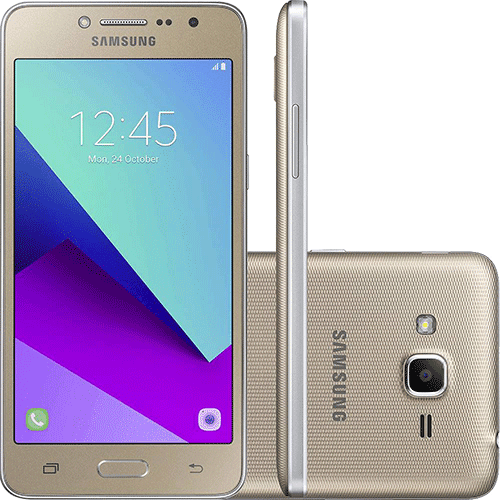 Smartphone Samsung Galaxy J2 Prime TV Dual Chip Android 6.0 Tela 5" Quad-Core 1.4 GHz 16GB 4G Câmera 5MP - Dourado